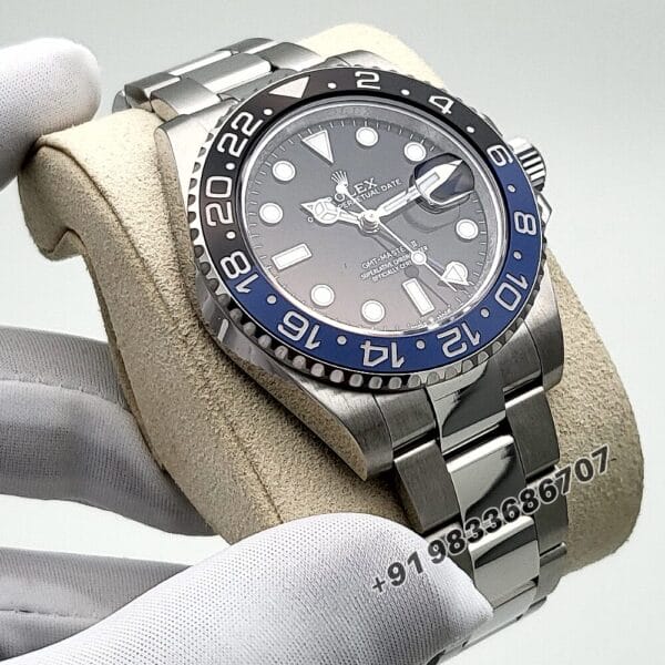 Rolex GMT Master II BATMAN 40mm Exact 1:1 Top Quality Replica Super Clone Swiss ETA 3285 Automatic Movement Watch