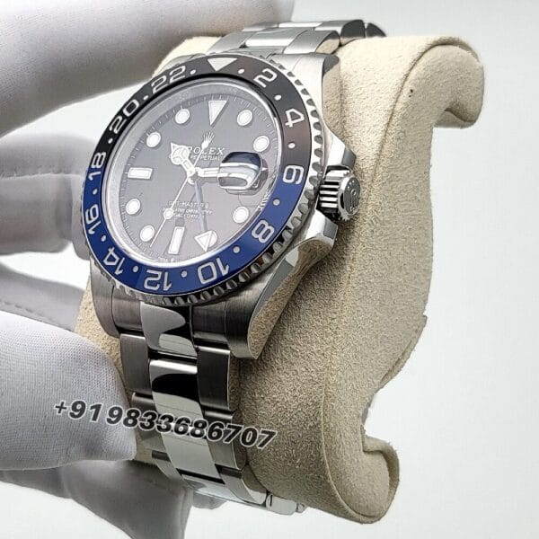 Rolex GMT Master II BATMAN 40mm Exact 1:1 Top Quality Replica Super Clone Swiss ETA 3285 Automatic Movement Watch