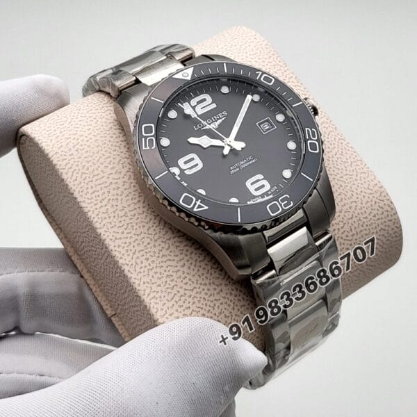 Longines Hydroconquest Stainless Steel Black Dial 39mm High Quality Swiss Automatic Clone Watch