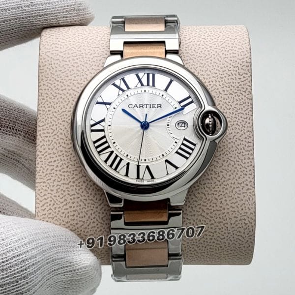 Cartier Ballon Bleu De Dual Tone High Quality Watch (2)