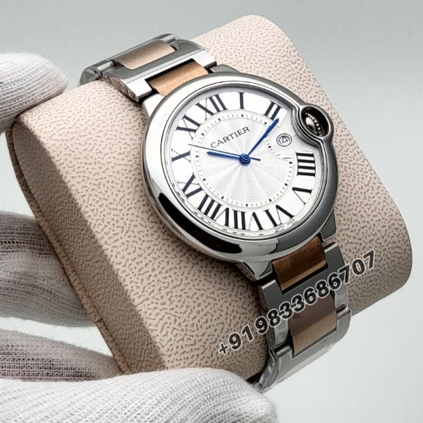 Cartier Ballon Bleu De Dual Tone High Quality Watch (2)