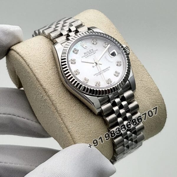 Rolex Datejust Oyster and White Gold 31mm Exact 11 Top Quality Super Clone Replica Swiss ETA 2236 Automatic Movement Watch Ref-278274