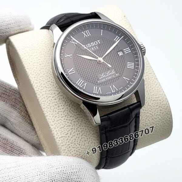 Tissot Le Locle Roman Marking Black Dial 39mm Leather Strap High Quality Swiss Automatic Movement Watch