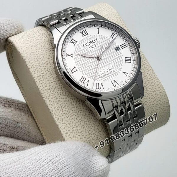 Tissot Le Locle Stainless Steel Roman Marking Silver Dial 39mm High Quality Swiss Automatic Movement Watch