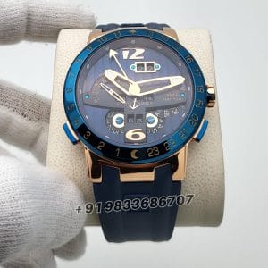 Ulysse Nardin El Toro Blue Rose Gold Super High Quality Swiss Automatic Watch