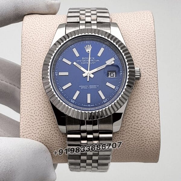 Rolex Datejust Blue Dial 41mm Jubilee Bracelet High Quality Swiss Automatic Watch (3)