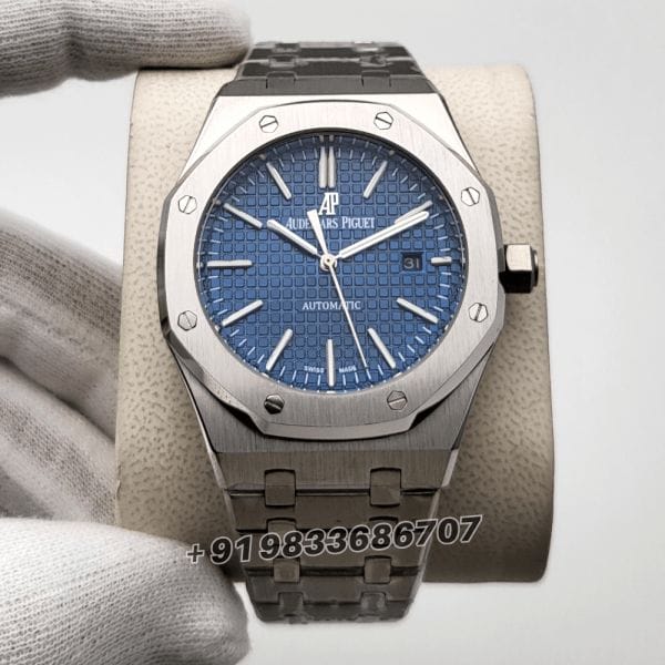 AudemarsPiguetRoyalOakSilverBlueDialSuperHighQualitySwissAutomaticWatch_1