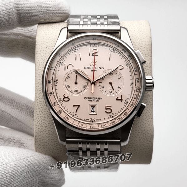 BreitlingPremierB01ChronographStainlessSteelOffwhiteDialSuperHighQualityWatch_1