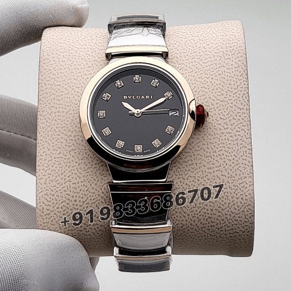 Bvlgari Lvcea Black Dial 33mm High Quality Women’s Watch (1)