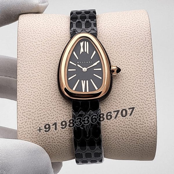 Bvlgari Serpenti Seduttori Black Dial High Quality Women’s Watch (4)