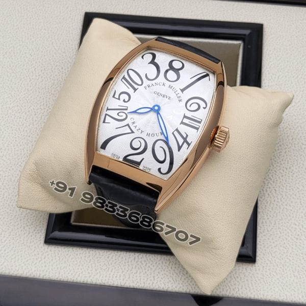 FranckMullerCrazyHoursRoseGoldWhiteDialSuperHighQualitySwissAutomaticWatch_2