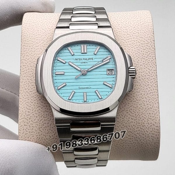 Patek Philippe Nautilus Tiffany & Co 57111A-018 40mm Exact 11 Replica Top Quality Super Clone Swiss ETA 26-330 S C Autom (1)