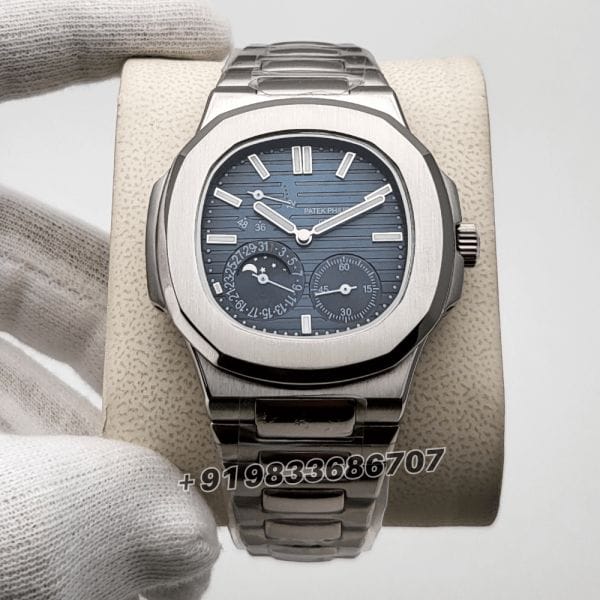 PatekPhilippeNautilusPowerReserveMoonPhaseSuperHighQualitySwissAutomaticWatch_1