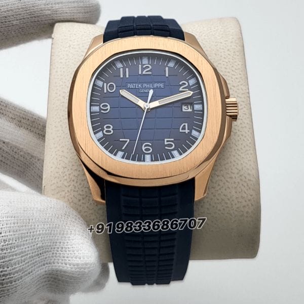 Patek_Philippe_Aquanaut_Rose_Gold_Blue_Dial_Super_High_Quality_Swiss_Automatic_Watch_2