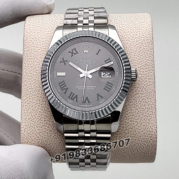 Rolex Datejust Slate Dial 41mm Jubilee Bracelet High Quality Swiss Automatic Replica Watch (1)