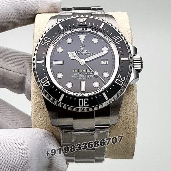 Rolex Deepsea D-Blue Oystersteel Bracelet 44mm Exact 11 Top Quality Super Clone Replica Swiss ETA 3235 Automatic Mo (1)