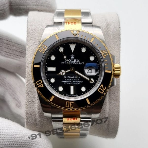 Rolex Submariner Date 2-Tone Black Dial Swiss ETA