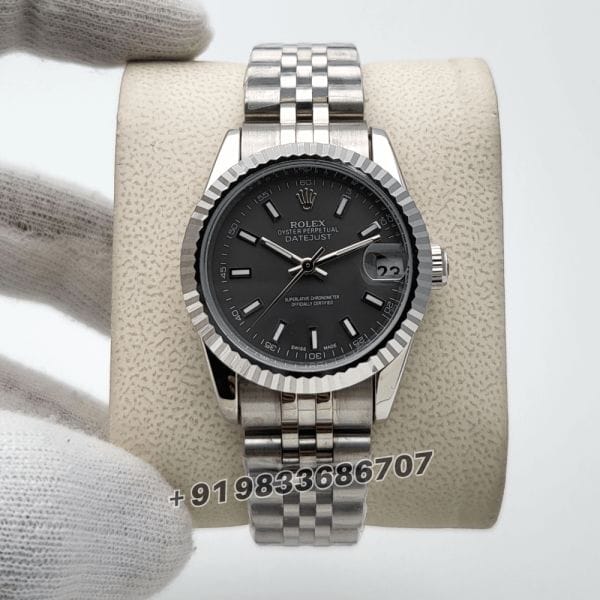 RolexDatejustDarkGreyDial31mmSuperHighQualitySwissAutomaticWomen_sWatch_1