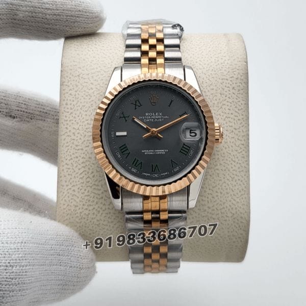 RolexDatejustDualToneDarkGreyDial31mmSuperHighQualitySwissAutomaticWomen_sWatch_1