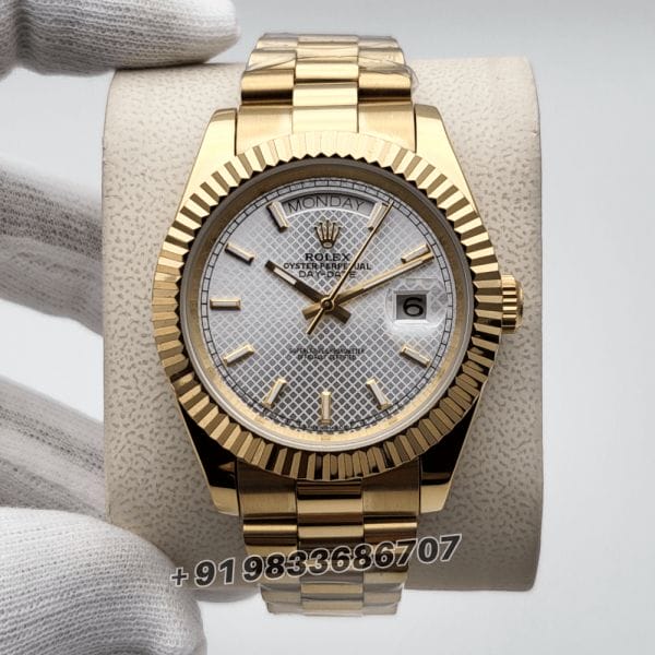 RolexDayDateFullGoldWhiteDialSuperHighQualitySwissAutomaticWatch_1