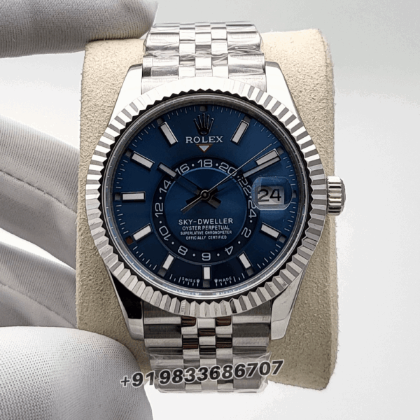 RolexSky-DwellerOystersteelandWhiteGoldBrightBlueDial42mmJubileeBraceletExact_1