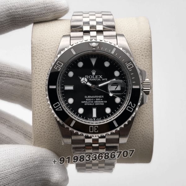 RolexSubmarinerStainlessSteelBlackDialJubileeStrapSuperHighQualitySwissAutomaticWatch_1