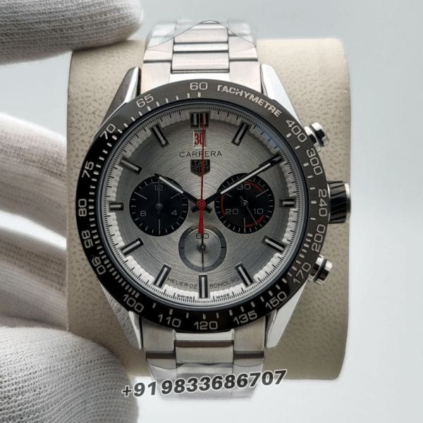 Tag_Heuer_Carrera_160_Years_Anniversary_Limited_Edition_White_Dial_Super_High_Quality_Chronograph_Watch_1