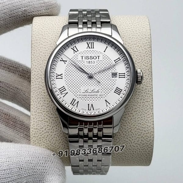 Tissot Le Locle Stainless Steel Roman Marking Silver Dial 39mm High Quality Swiss Automatic Movement Watch